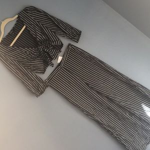 Audrey 3+1 Stripped Two Piece Set